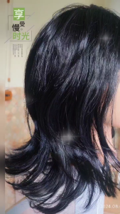 วิกผมหางหมาป่า สั้นหญิงสุทธิหัวปลากระบอก สีแดง ผู้ชายและผู้หญิงสามารถสวม วิกผมหัวซามูไร สำหรับผู้ชาย