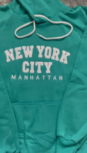 Hoodie New York City Pull Bordir Premium Distro Hing Quality