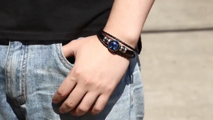 Absorbing design New 12 Constellation Luminous Bracelet Men Leather Charm Bracelets for Men Boys Women Girl Jewelry Accessories Gifts