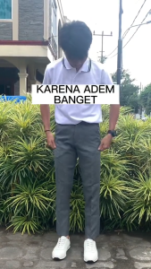 BAPIN Celana Panjang Bahan Formal Pria - Trousers Pants Slimfit