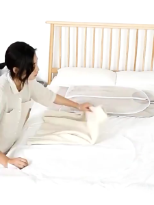 PEVA Transparent Clothes Dust Cover Zipper Hanging Waterproof / Moisture-Proof Dress Storage Bag Dust Cover Foldable