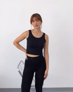 Pinkdose Ava Legging Wanita Dewasa Sleting Paku Tebal Murah