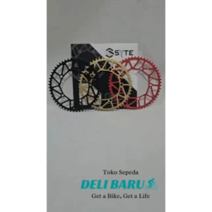 SYTE chainring 53T bahan alloy tanpa cover BCD 130mm type ST M-872 sepeda lipat