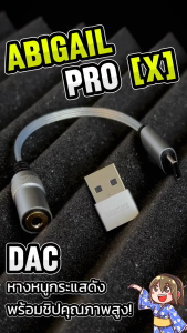 Abigail Pro [X] DAC หางหนูกระแสดัง รองรับ PCM 32Bit/384kHz