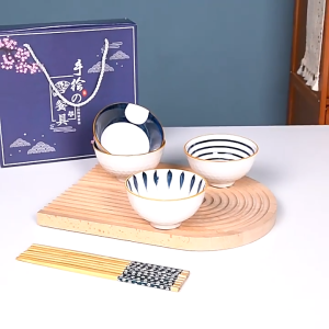 Eatkit Hampers Mangkok Japanesse Style Set Premium Bowl Souvenir Peralatan Makan Kramik Gaya Jepang