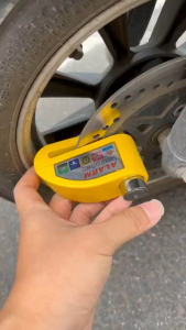 110db ล็อคดิสเบรค แบบมีเสียง ล็อคจานเบรค รถจักรยานยนต์ กุญแจ ล็อกดิส ล็อคดิส มอไซด์ รถ ล็อกดิสเบรค ที่ล็อคมอไซค์