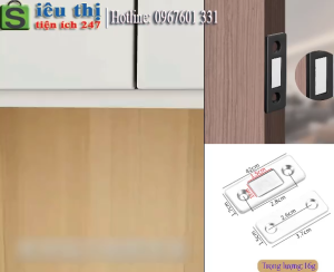 Nam Châm Gắn Cửa Đa Năng Lực Hút Mạnh Chất Liệu Nhựa Phong Cách Hiện Đại - TI0537