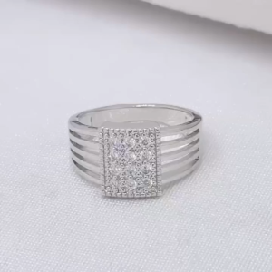 Cincin Silver Wanita Aksesoris Fashion Awet Tahan Lama Anti Karat Cocok Untuk Harian G9-4D