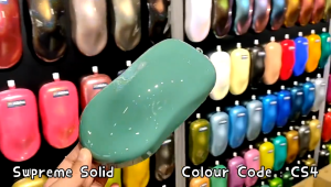 2K Paint AIKKA CS4 Verde Procida SUPREME SOLID Colour Car Motor Paint DIY Aerosol Spray Bottle Cat Bancuh Kereta 车漆