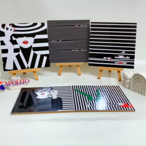 Hiasan Dinding Monochrome Wall Decor Pajangan Kamar Poster Monokrom Kayu Monochrome Cewek