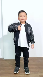 X-Urband Official - K077 X-Urband KIds Jacket Varsity Anak