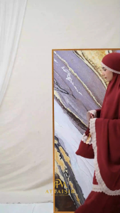 Apm Mukena Crinkle Airflow Polos 3In1 Renda Arabian Premium Mewah Jumbo