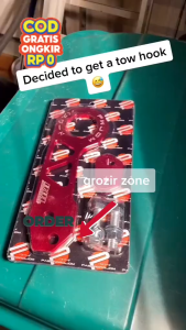 Towing Mobil Belakang PWJDM Racing Style JDM Derek Variasi Offroad Warna Acak Aksesoris Universal GZ