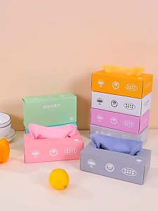 [SG Seller]Microfiber Cloth Wipe Cloth Kitchen Wipes Dishwashing towels do not touch oil Reusable/Extraction type