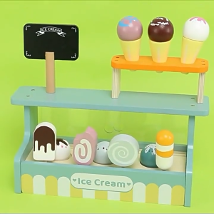 DIY Wooden Kitchen Toy Pretend Play Simulation Model Set Coffee Machine Cooking Educational Toys Gift For Children Kids Girls Kichen Wooden Toy For kids
