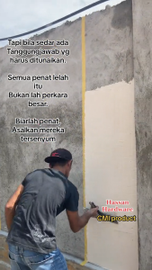 Raskam Piso Plamir T Panjang 35cm & Tempat Adukan
