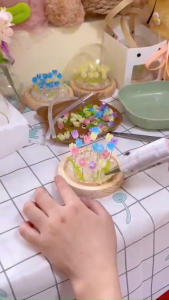 Đèn Ngủ Hoa Tulip Tự Làm Hình Cầu Chất Liệu Handmade Cao Cấp Làm Quà Tặng Trang Trí Phòng Ngủ Dễ Thương