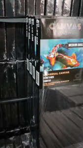 KANVAS LUKIS 15X30 CM / WATER COLOR CANVAS / BLACK CANVAS / KANVAS / CANVAS - MEDIUM QUALITY