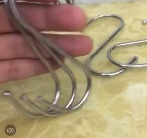 MO237 4pcs Cantolan Serbaguna Multy / Gantungan Ring Bentuk S