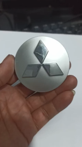 Ốp chụp mâm cho xe Mitsubishi Logo xe Mitsubishi ốp mâm (Lazang) (đường kính 60mm). Chất liệu nhựa ABS cao cấp.