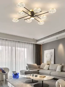 Nordic Light Luxury Living Room Ceiling Lamp Simple Modern Atmosphre Home Internet Celebrity Bedroom Chandelier
