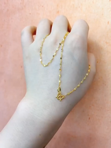 สร้อยอิตาลี ทองคำแท้ (18K) น้ำหนักทอง 3 กรัม หลุด จำนำ ทอง หลุด จำนำ gold