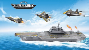ProudNada Toys ของเล่นเด็ก เรือรบ เครื่องบินรบ JIAZHITAI LAUNCH SUBMARINES NO.T064A
