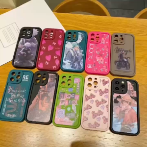 For Samsung A05 A05S A04 A04E A15 A35 A55 Macaron Design Jelly Phone Case
