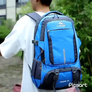 กระเป๋าเดินทาง Yi Long ขนาด55L กระเป๋าเป้สะพายหลัง ขนาด55L ใหญ่จุใจเหมาะสำหรับสวมใส่เดินทางเเละปีนเขา