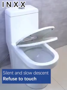 INXX Toilet seat V/U/O TypeStandard Design with Slow Close Quiet Toilet Cover Seat High Quality Thickened
