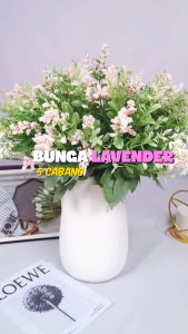Bunga Lavender Hias Artificial/Bunga Lavender Palsu/Bunga Pemanis Buket/Bunga Hias Dekorasi (NK-113)
