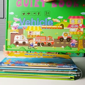 Quiet Book Busy Book With Velcro Montessori Early Learning Educational Toys Preschool Activity Book For Kids Toddlers