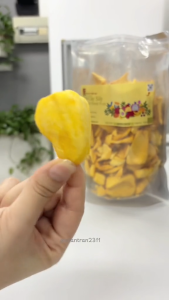 Mít sấy khô giòn Mít  Sấy Nguyên Miếng Không Vụn Hàng Xuất Khẩu Túi 250G - Trái Cây Sấy Nhiệt Đới