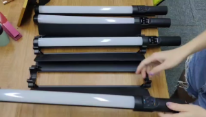 RGB LED video light stick with tripod Hagibis Photography studio lighting Kit Full color modes with adjustable light stand