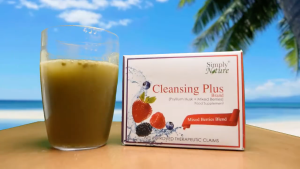 CleansingPlus Mixed Berries 5 Sac Natural Dietary Fibers Soluble & Insoluble Fiber Effective Weight Loss Weight Management Probiotic Regular bowel movement Detoxification Colon Cleanse Rich in Chlorophyll by SimplyNature