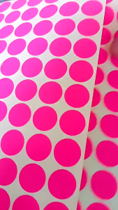 96pcs/sheet Color Sticker 16mm Circle Round Color Coded Adhesive Label Dot Sticker Random Colour 8 sheets per pack