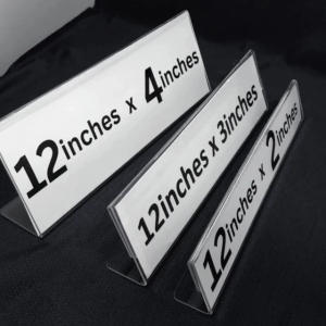 Clear Acrylic SLANT Style Table Name Sign Holder: A Comprehensive Guide