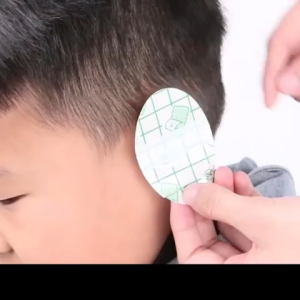 40PCS Baby Waterproof Ear Stickers Newborn Bath Protect Patch Disposable Ear Protection Cover For Swimming