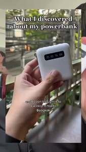 18W Mini Power Bank 800000mAh With USB Digital Display LED Portable Charger