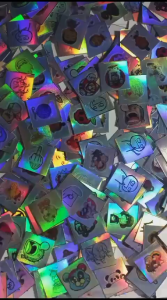 QUDS OFC. | STIKER KARAKTER HOLOGRAM AIO