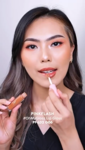 Pinkflash Lasting Glossy Lip Gloss - High Shine Lip Gloss Lipstik - Virgo Shoop