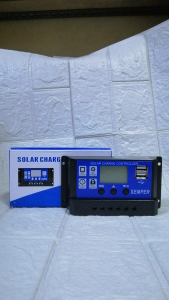 SEMPER Dual USB Solar Charge Controller 30A 20A 10A LCD Display for 12V 24V Batteries