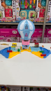Mainan Anak Balon Udara Track Park Kereta Api