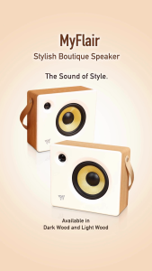 WOW! Audio MyFlair Stylish Boutique Speaker: A Compact Audio Speaker with High-Quality Sound