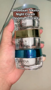 Daviena Skincare Night Cream Gold Series Glowing Series Acne Series