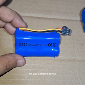 Baterai Mainan Anak RC Elektronik Lithium 18650 7.4V 6800mAh Soket HITAM Soket XH PH 3 Pin
