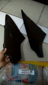 COD Cover Kaver Tutup Body Bodi Supra X 125 Kecil 2004 2005 2006 2007 2008 2009 2010 2011 2012 2013 Hitam Merk Win