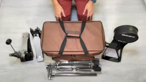 Simpel รุ่น HW2 กระเป๋าอุปกรณ์ SPD30 วัสดุหนังพีวีซี สีน้ำตาล ขนาด 55x30x20 ซม.