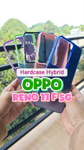 Hard Case For OPPO RENO 11 F 5G Hologram Mika Casing Hybrid Silicon Cover Macaron Terbaru 2024