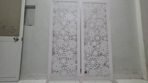 Vách ngăn cnc  Hoa Văn  chất liệu ván HDF tấm thái lõi xanh shop có thiết kế theo yêu cầu -  Hỗ trợ lắp đặt tại HCM có thu phí